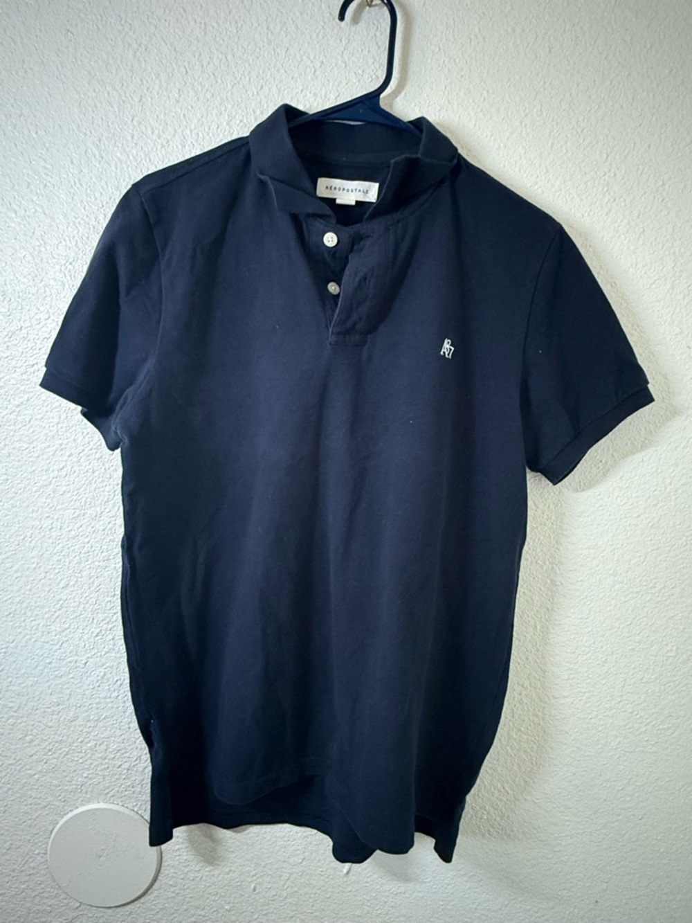 Aeropostale Men's Navy Polo Shirt
